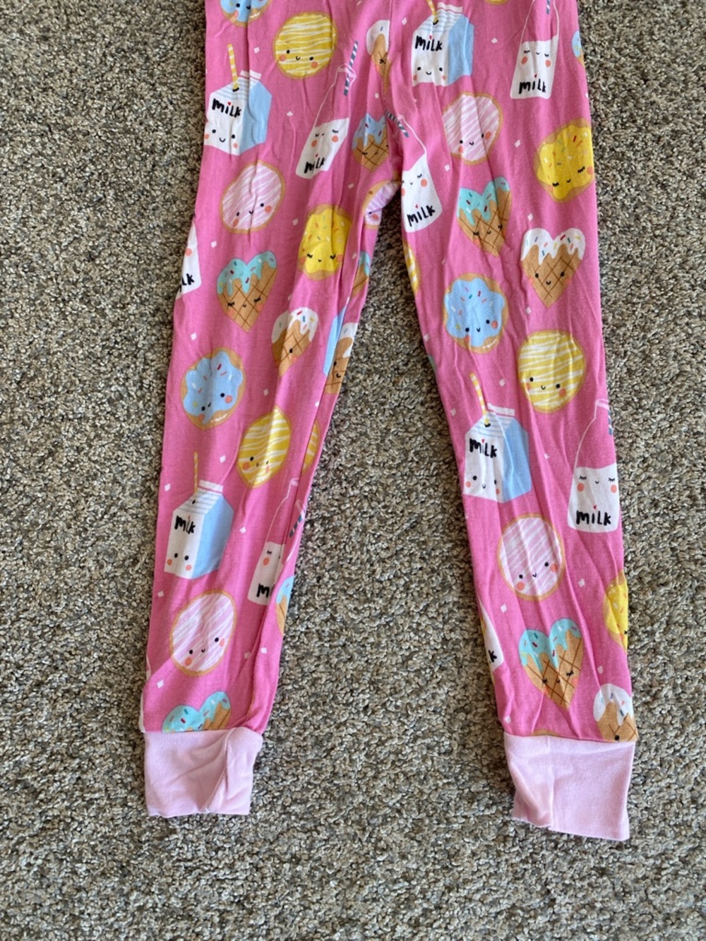 Little Sleepies 18-24 month Girls' Pink Cookies & Milk Print Pajama Set - Picture 6 of 6